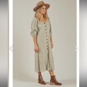 Rylee and Cru Lily dress in gingham